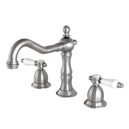 Kingston Brass KS1978BPL 8" Widespread Bathroom Faucet, Brushed Nickel KS1978BPL